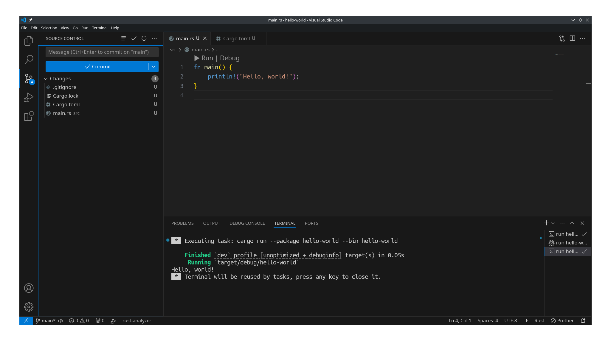 vscode commit